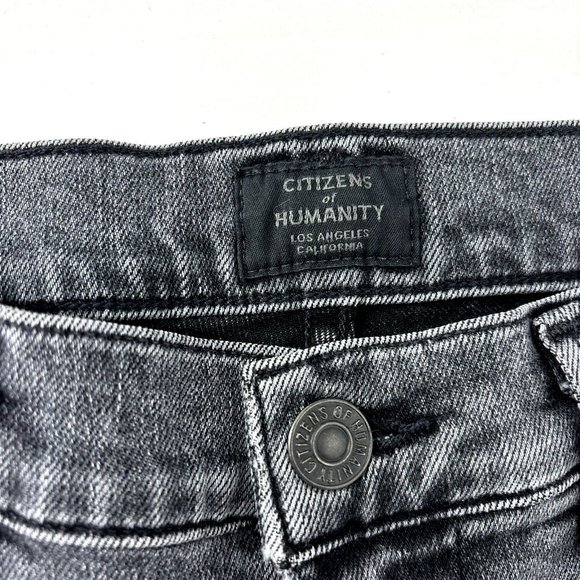 Citizens of Humanity Rocket Ankle Skinny Jeans Dark Gray Size 25 NWT $119 - Picture 3 of 10